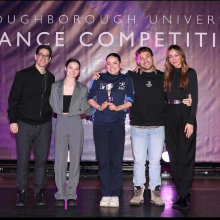 Lucy Williams and dance competition judges